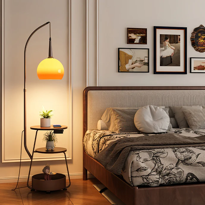 Bauhaus Bedside Lamp Table