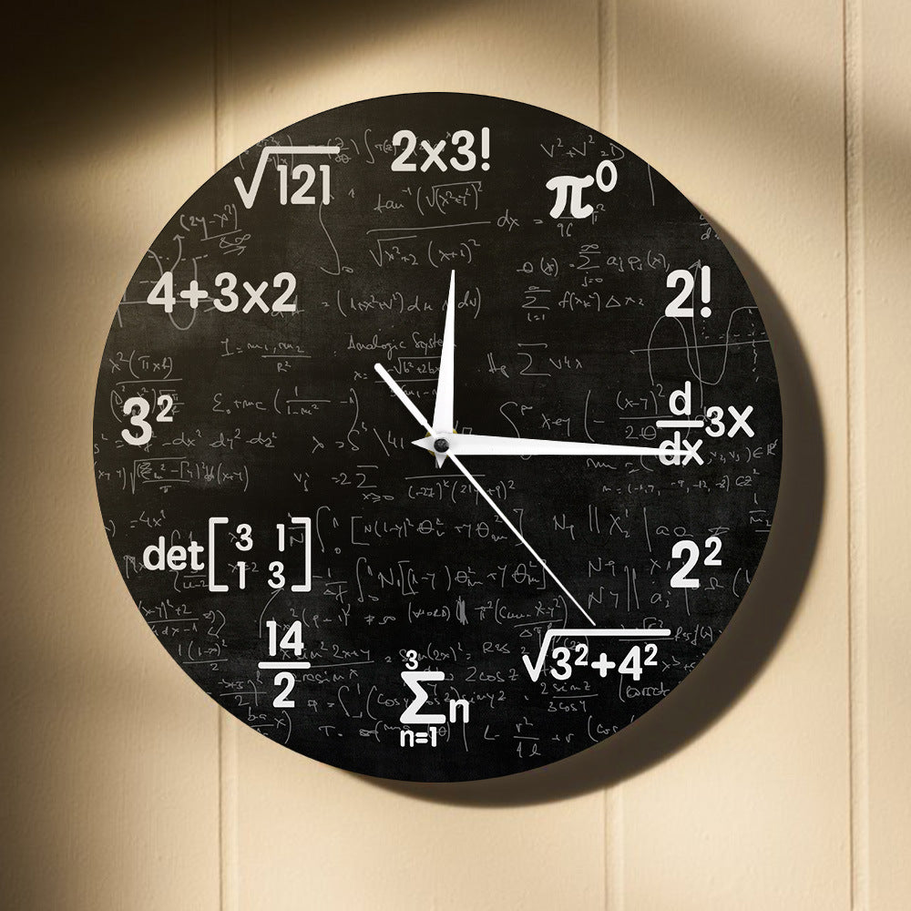 Mathematical Wall Clock