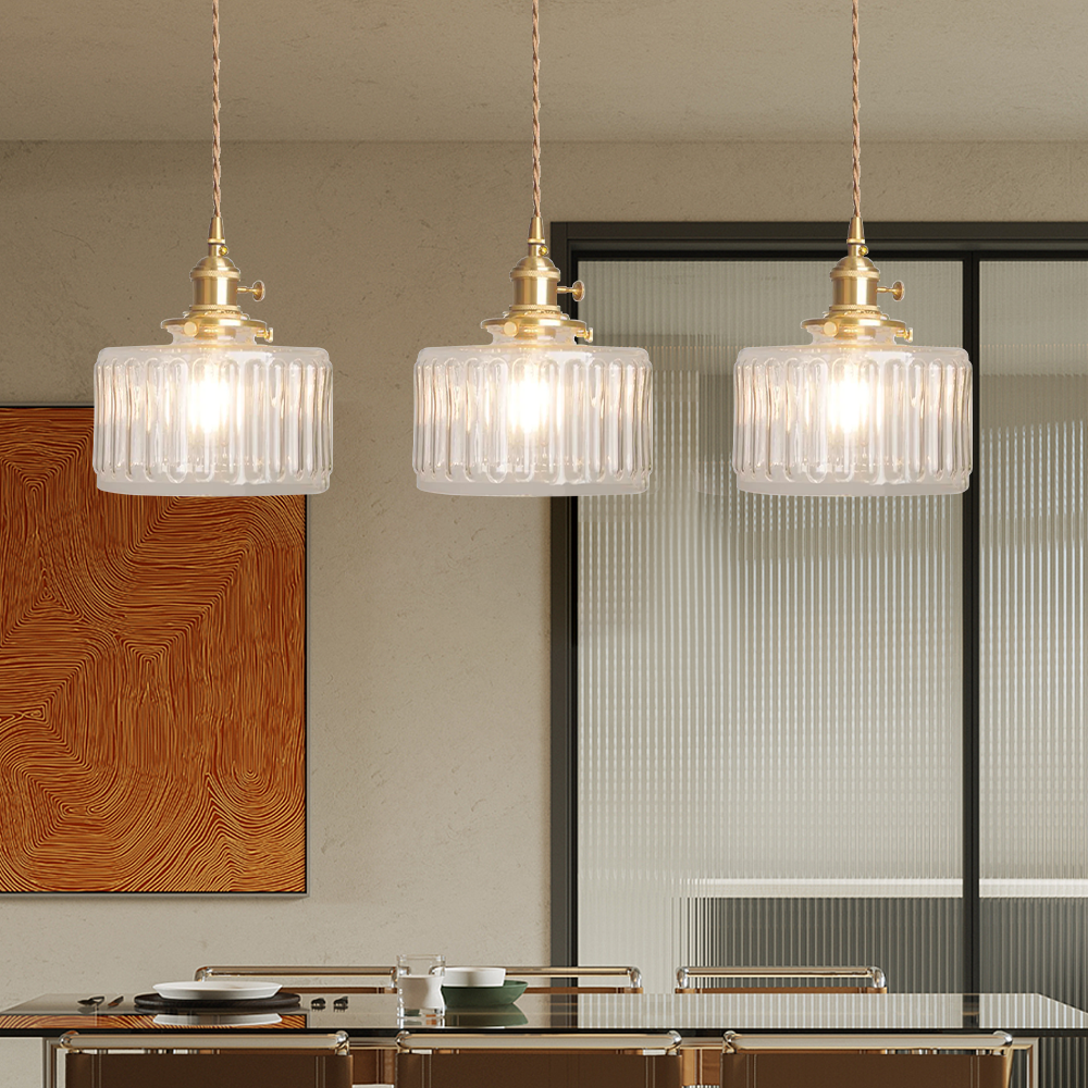 Vintage Crystal Pendant Light