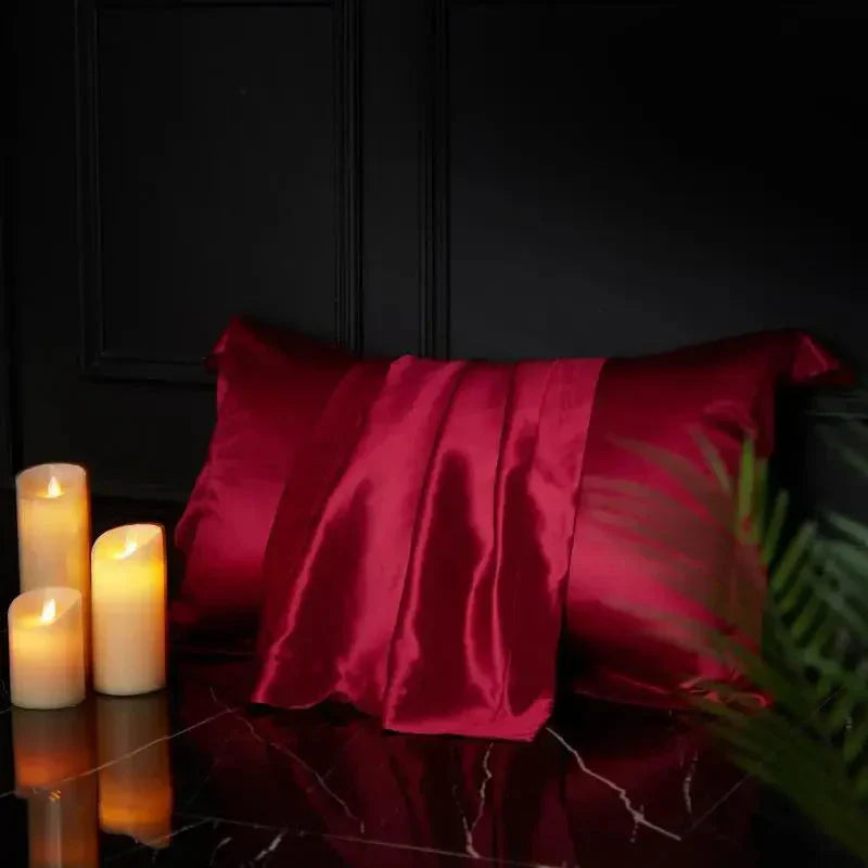 22 Momme 100% Pure Mulberry Silk Pillowcase (Set of 2)