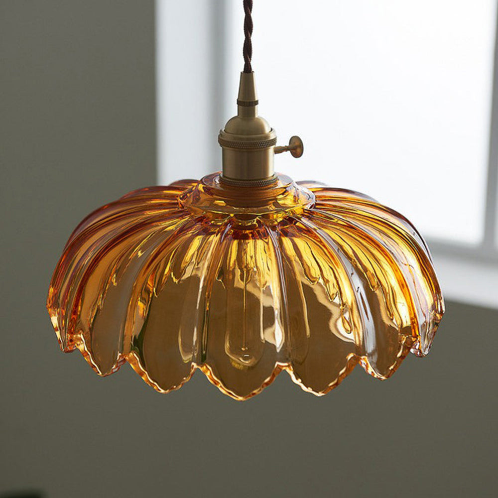 Vintage Floral Hanging Lamp