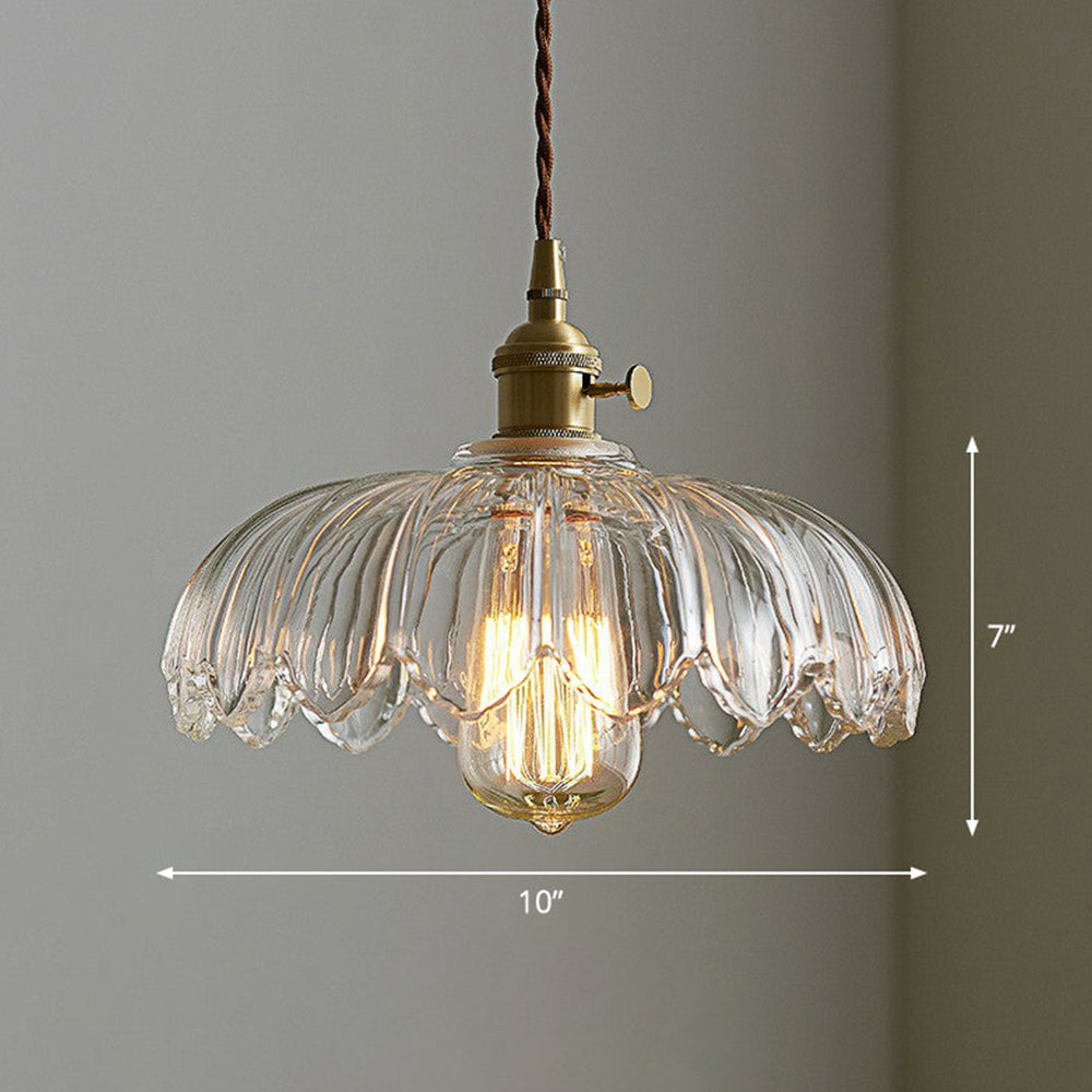 Vintage Floral Hanging Lamp