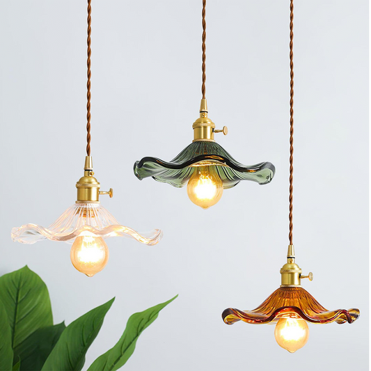 Hibiscus Flower Pendant Light