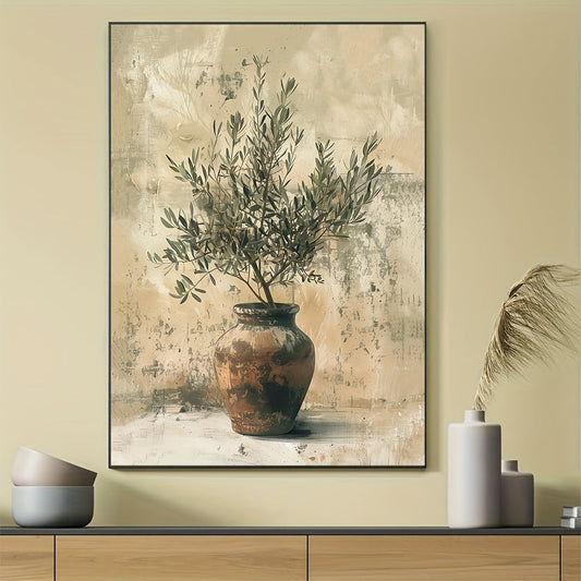 Olive Branch Canvas Art