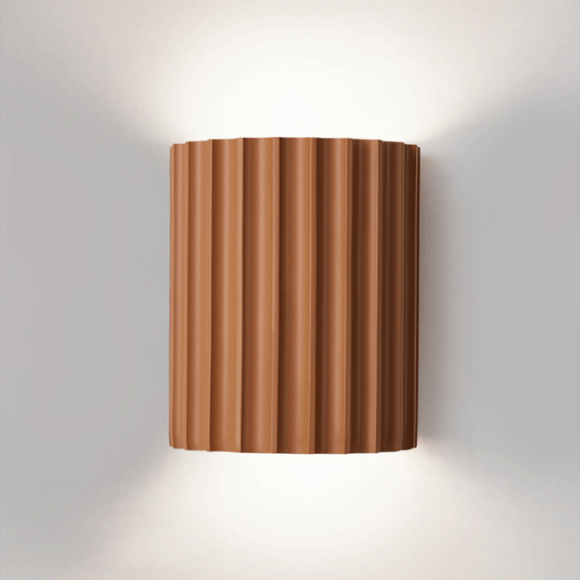 Modern Semi-circular Resin Sconce for Living Room