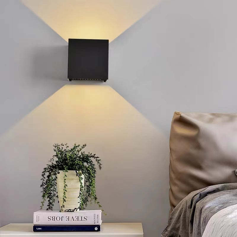 Modern Aluminum Waterproof LED Wall Sconce Wall Light Outdoor and Indoor Use
