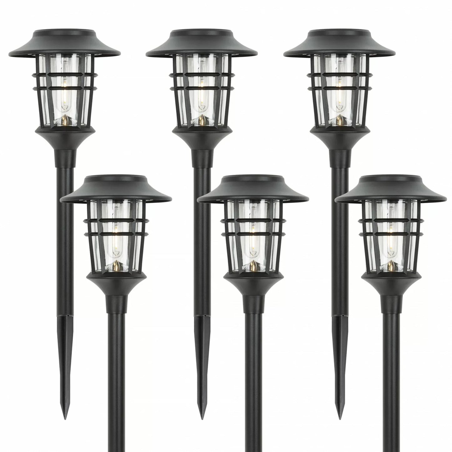 Garden lamps | Solar torch (6-Pack)
