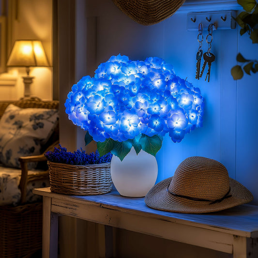 Azure Bloom Lamp