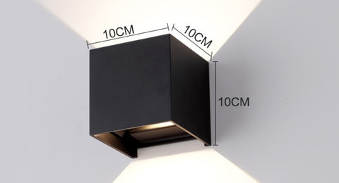Modern Aluminum Waterproof LED Wall Sconce Wall Light Outdoor and Indoor Use