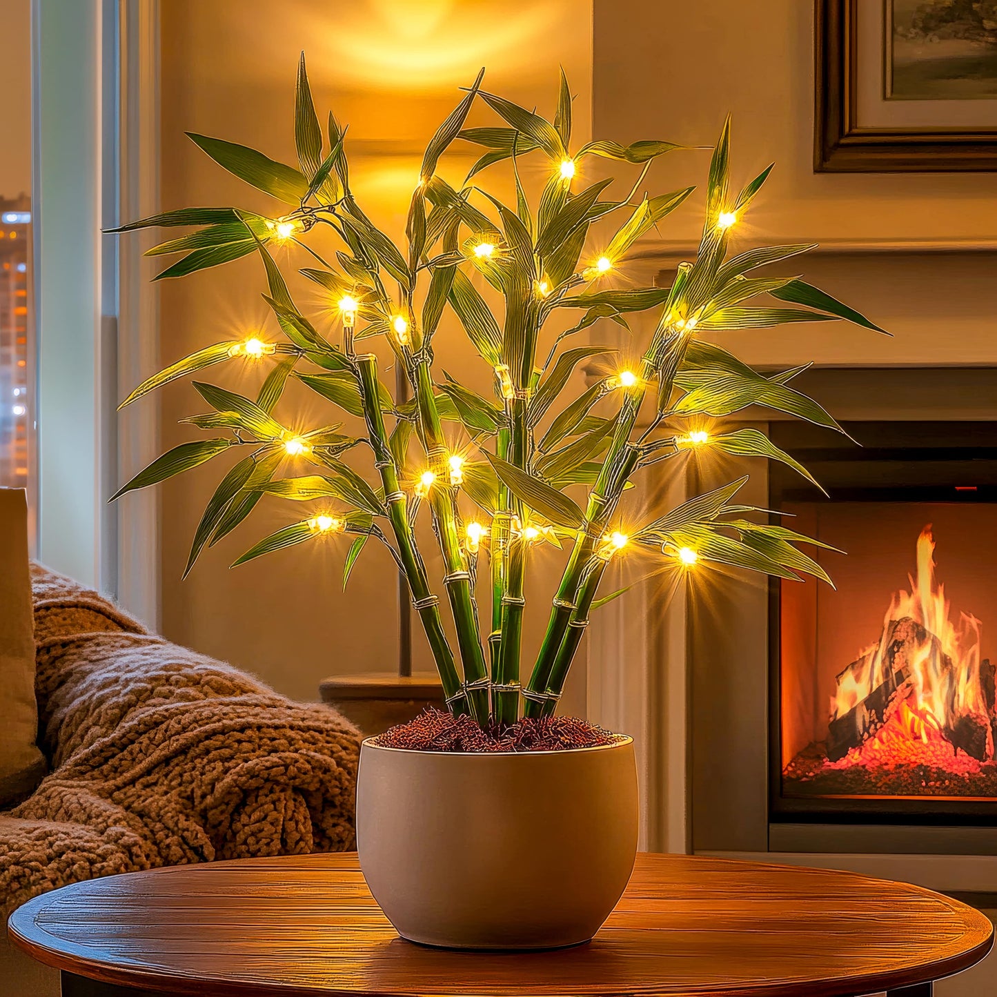 Glowing Bamboo Tree