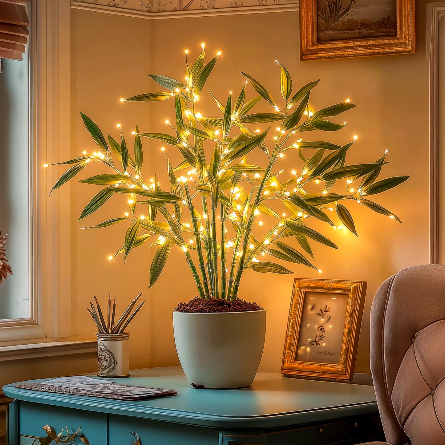 Glowing Bamboo Tree