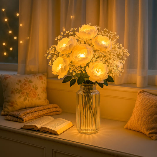 Golden Bloom Vase