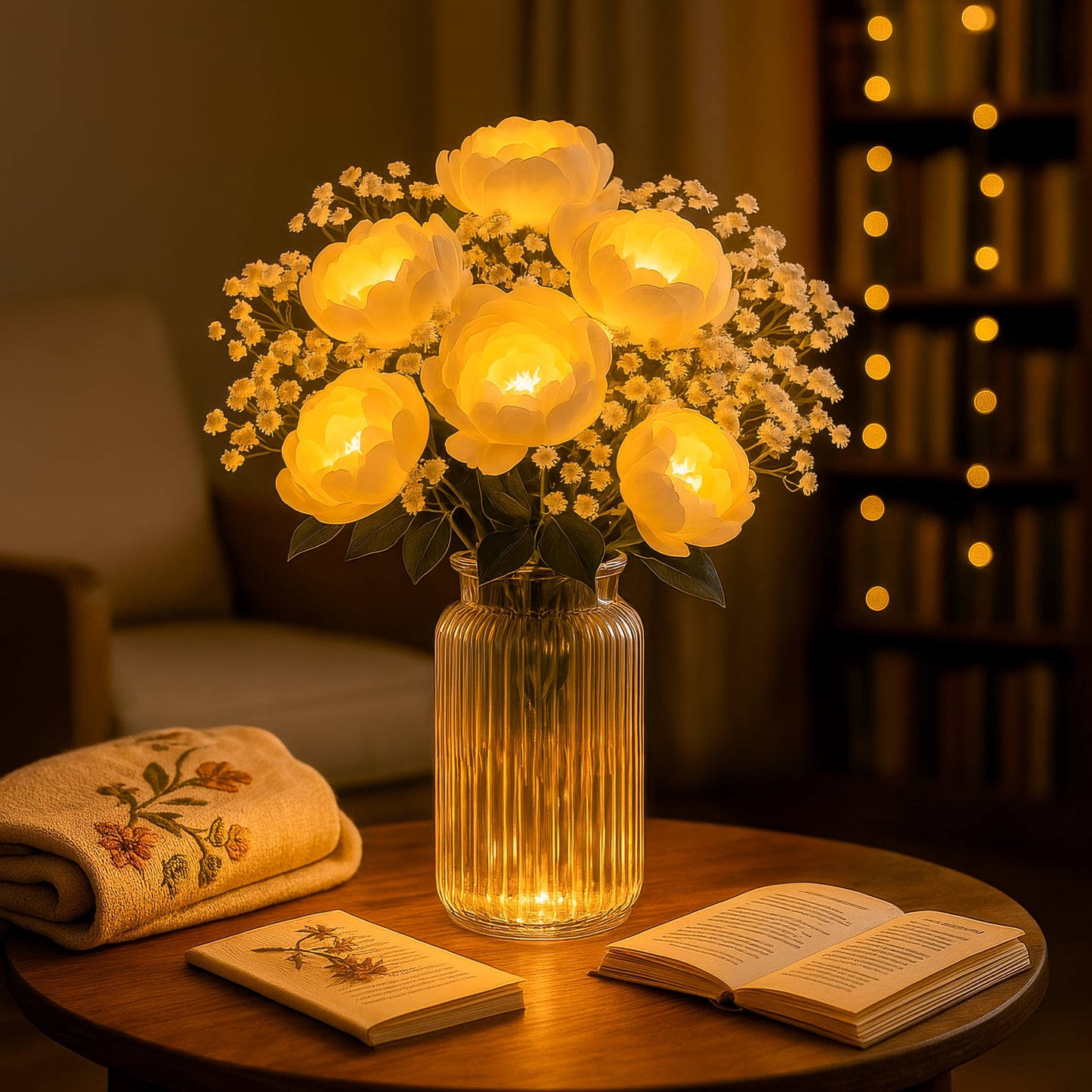 Golden Bloom Vase