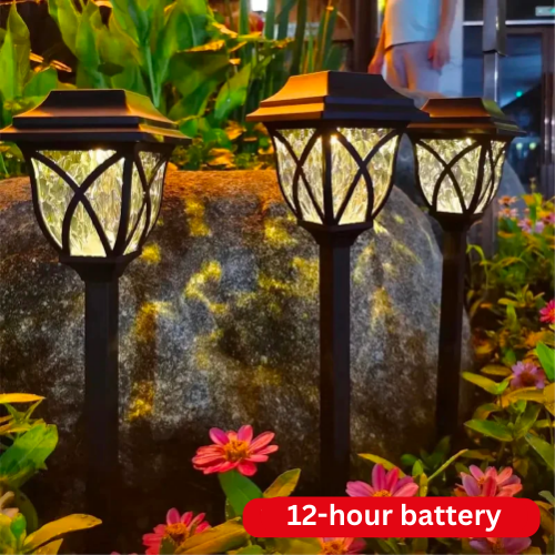 Solar-powered garden lamp (2-Pack)
