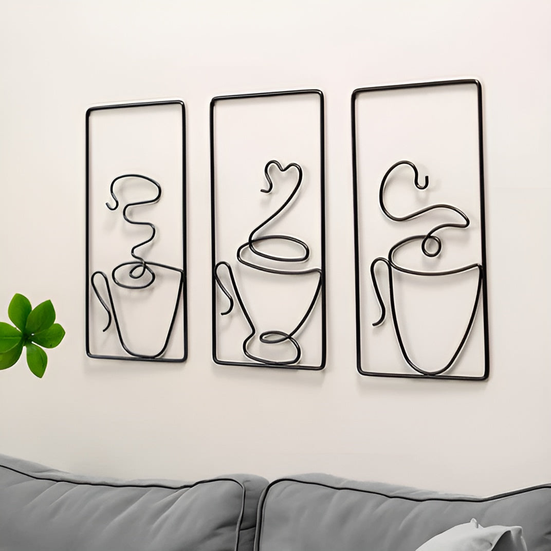 Metal Mountain Wall Art