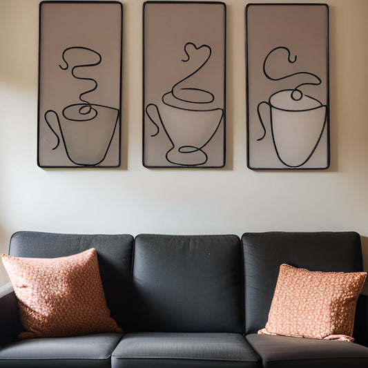 Metal Mountain Wall Art