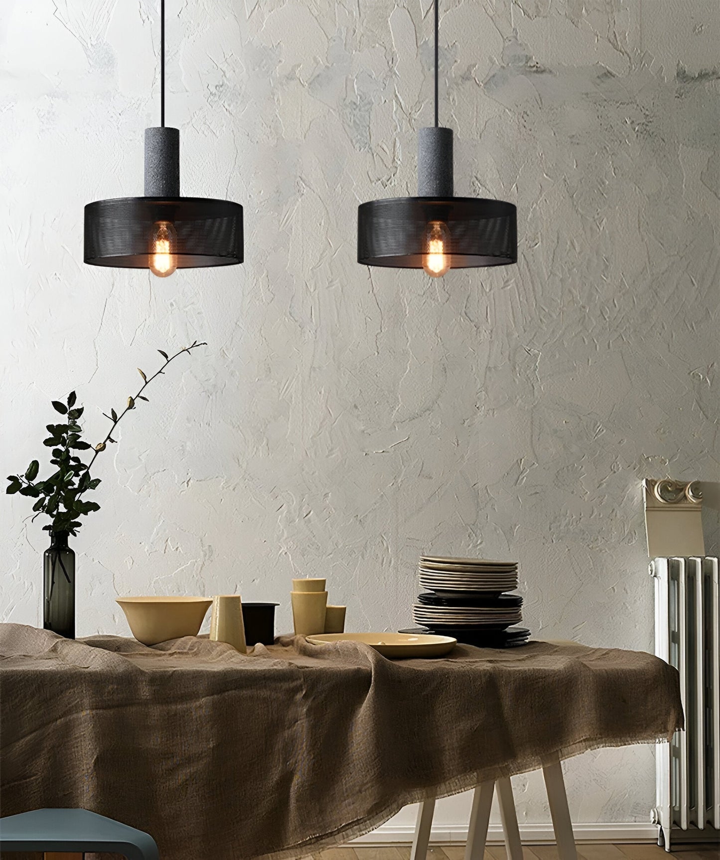 Rustic Stone Pendant