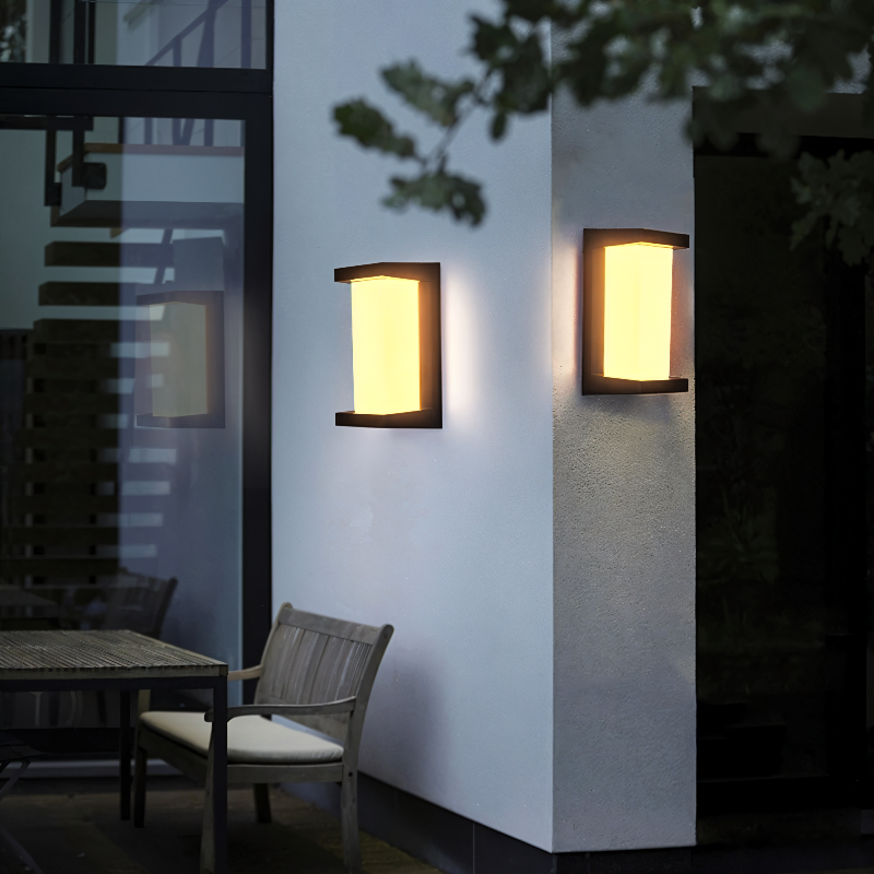 Outdoor Wall Lamp with Motion Sensor