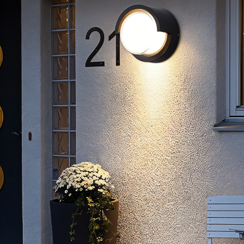 Outdoor Wall Lamp with Motion Sensor