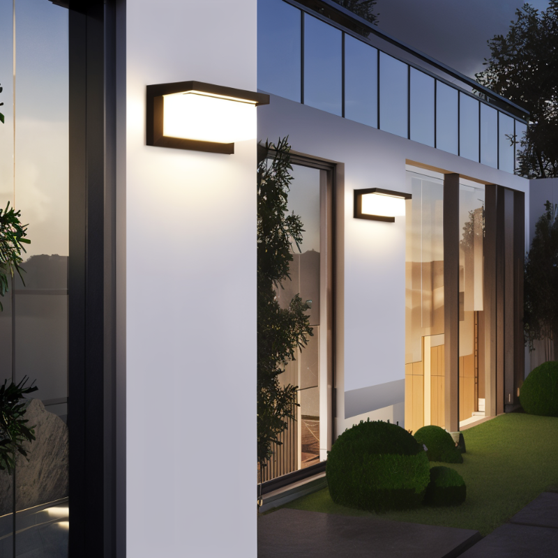 Outdoor Wall Lamp with Motion Sensor