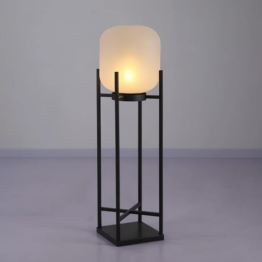 Solar floor lamp lantern for outdoors
