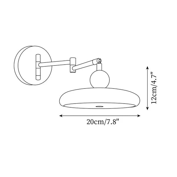 Lola Swing Arm Wall Light