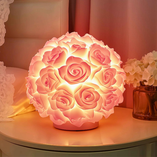 Natural Glow Rose Lamp