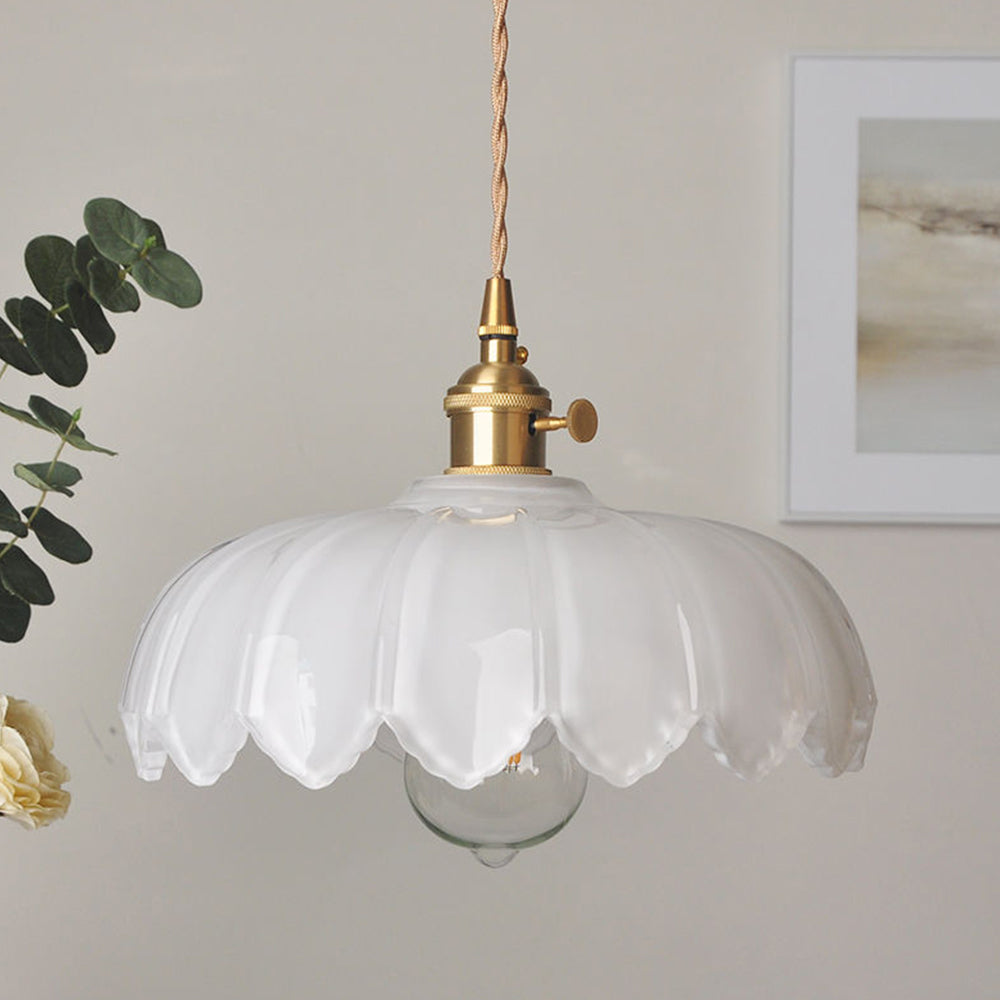 Vintage Floral Hanging Lamp