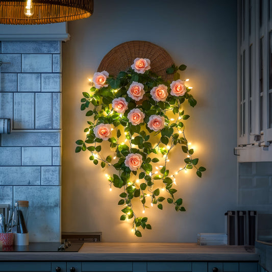 Rosé Bloom Garland