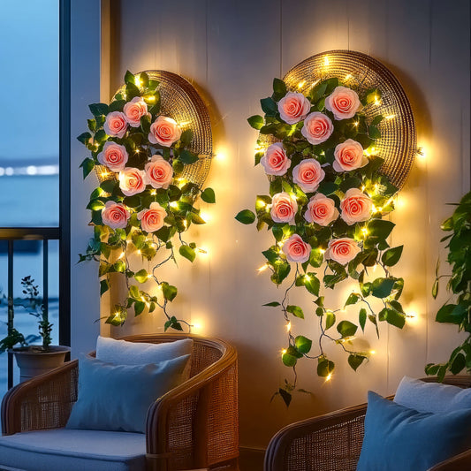 Rosé Bloom Garland