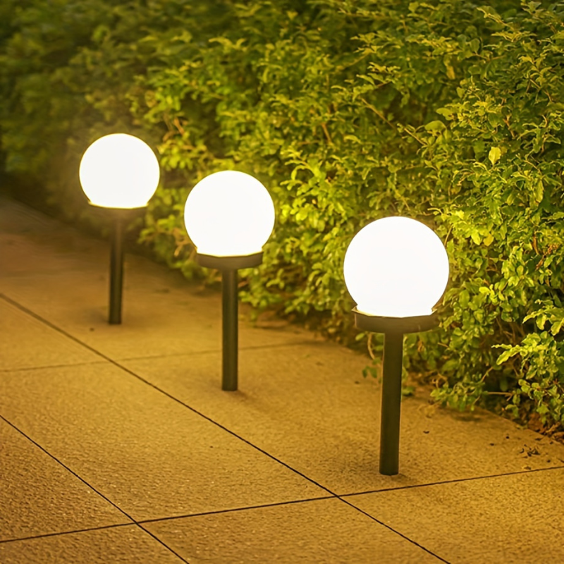 Spherical Solar Pathway Lights