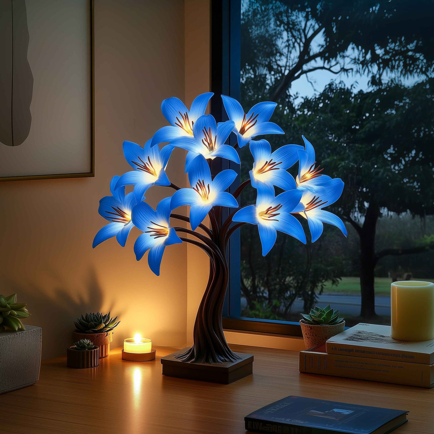 Twilight Lily Lamp