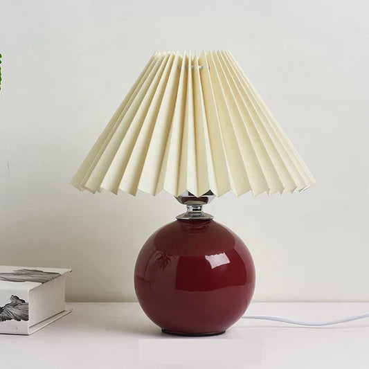 Pleated Vintage Lamp