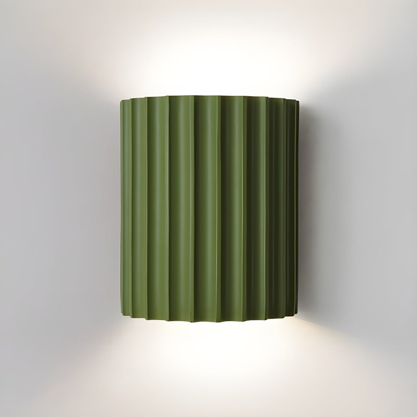Modern Semi-circular Resin Sconce for Living Room