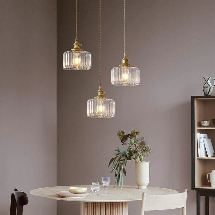 Vintage Crystal Pendant Light