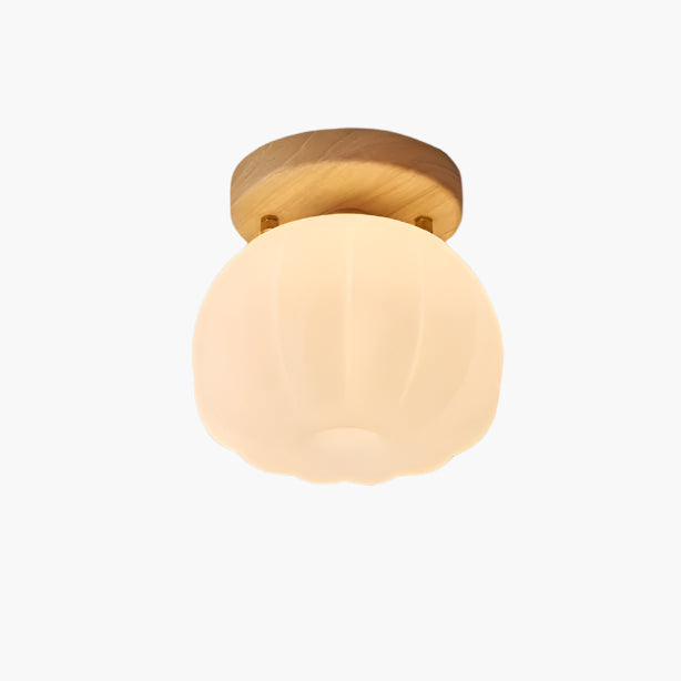 Pumpkin Flush Ceiling Lamp