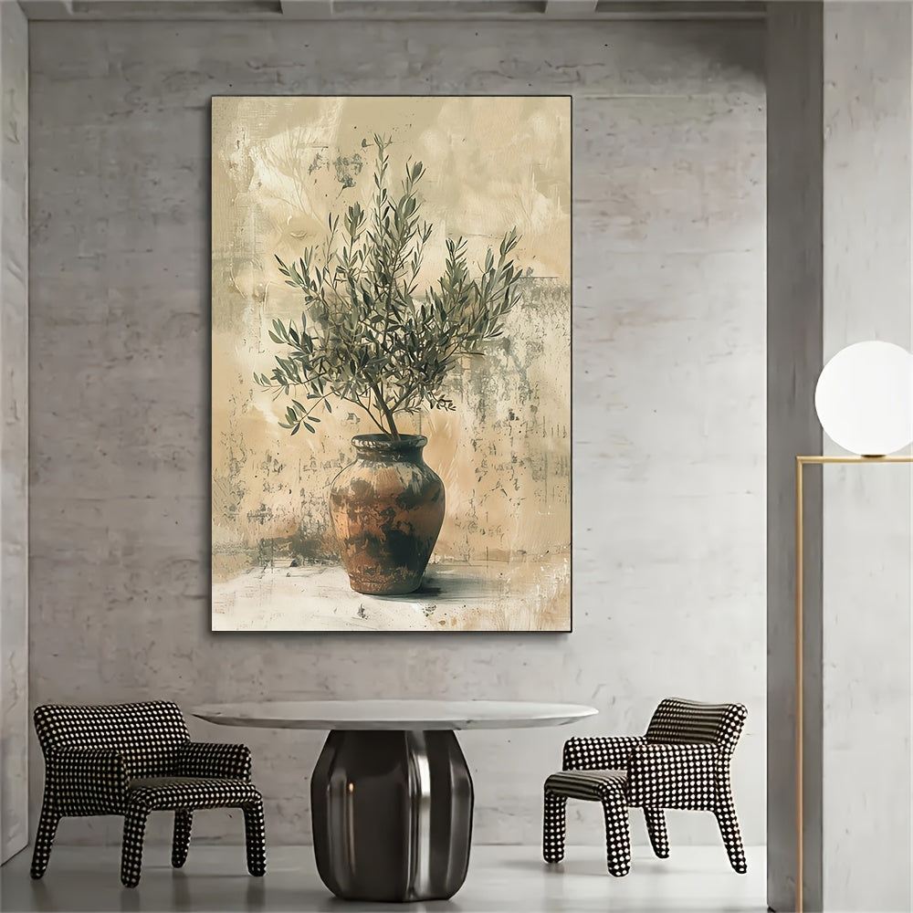 Olive Branch Canvas Art