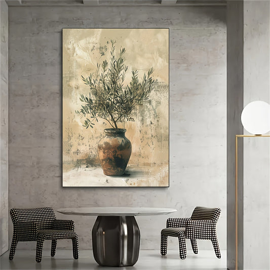 Olive Branch Canvas Art