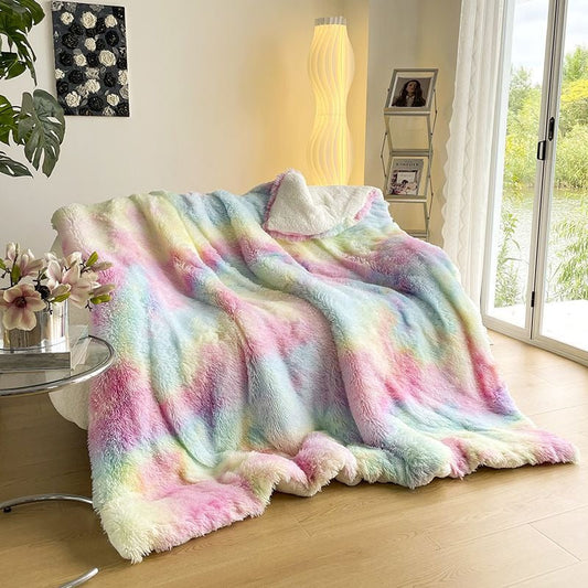 Spectrum Faux Fur Blanket
