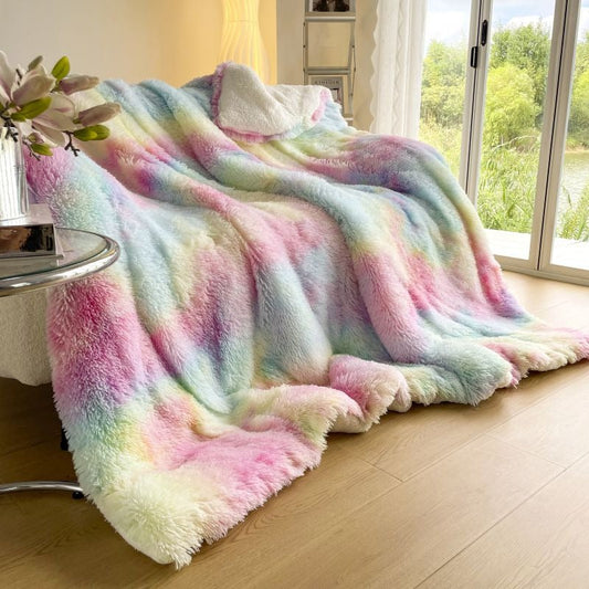 Spectrum Faux Fur Blanket