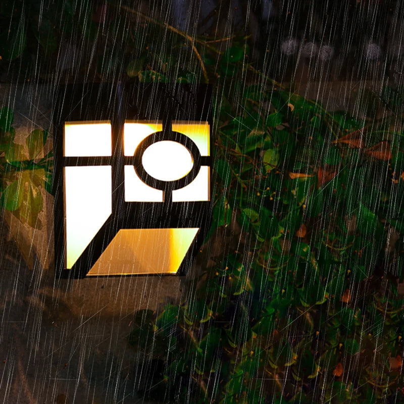 Solar LED wall light (2 packs)