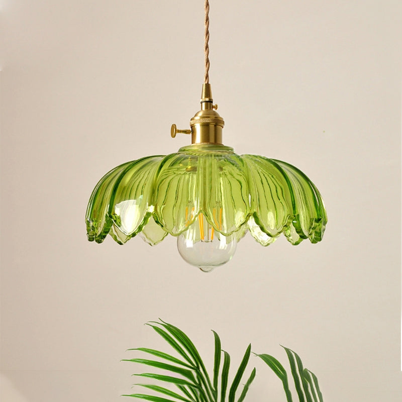 Vintage Floral Hanging Lamp