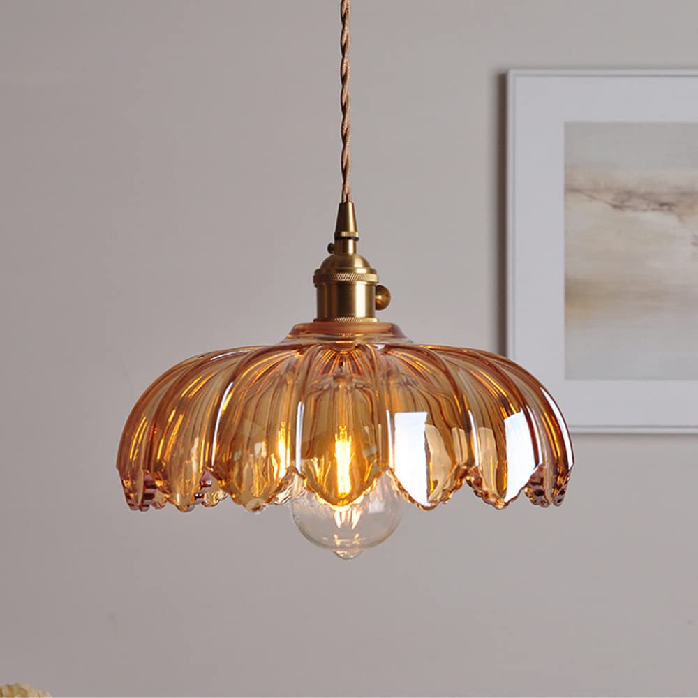 Vintage Floral Hanging Lamp