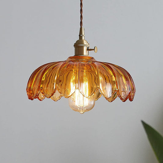 Vintage Floral Hanging Lamp