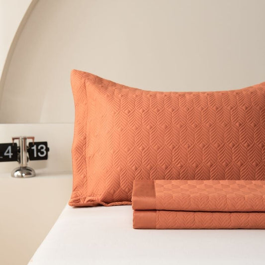 Herringbone Harmony 3 Piece Bedspread Set