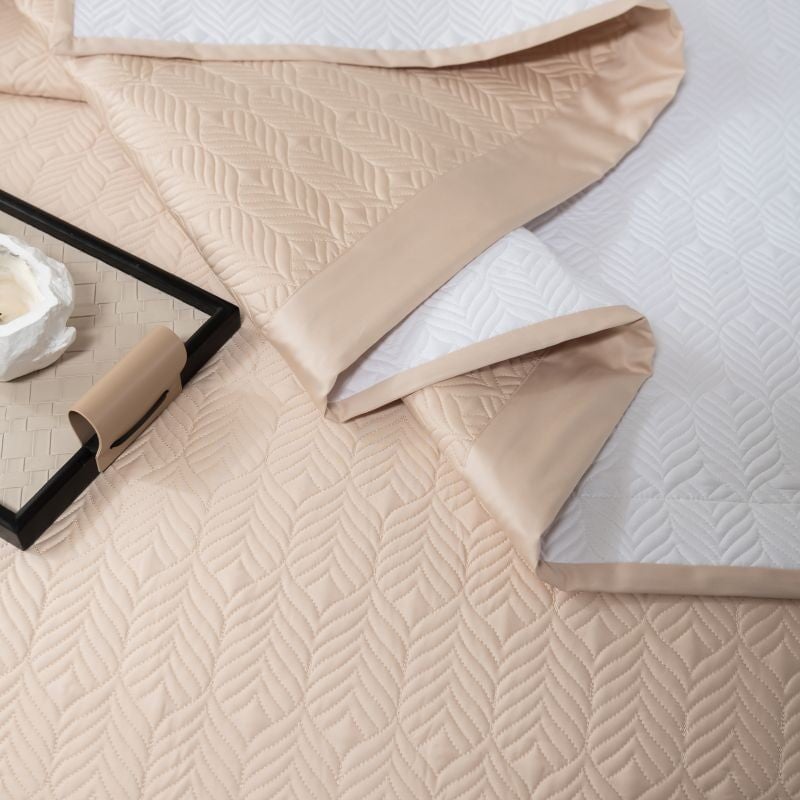 Herringbone Harmony 3 Piece Bedspread Set