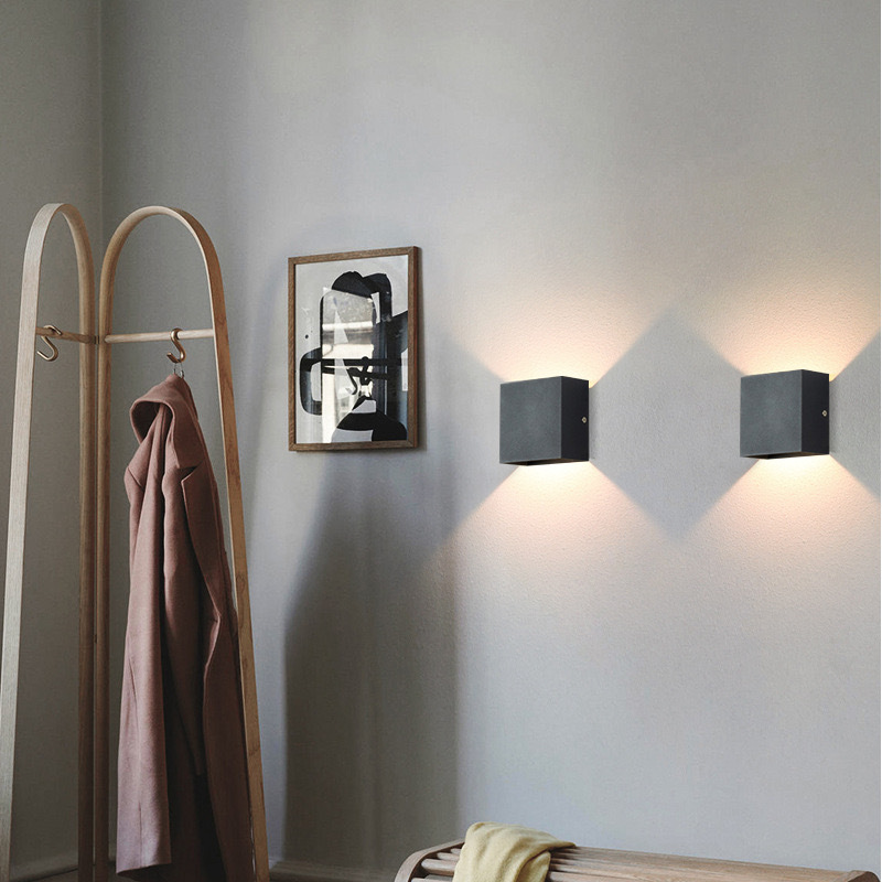 Modern Aluminum Waterproof LED Wall Sconce Wall Light Outdoor and Indoor Use