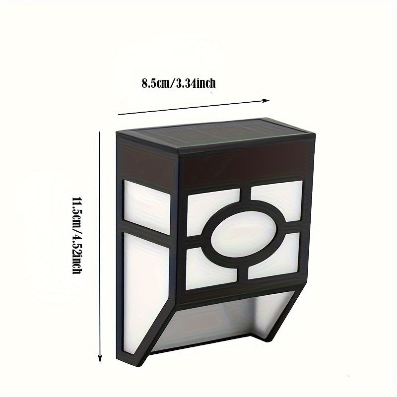 Solar LED wall light (2 packs)