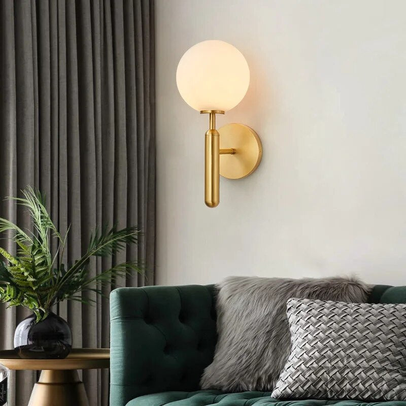 Luxurious modern LED wall light