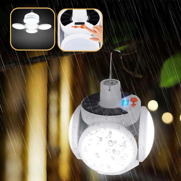 🔆 Solar-Powered Folding Camping Lamp